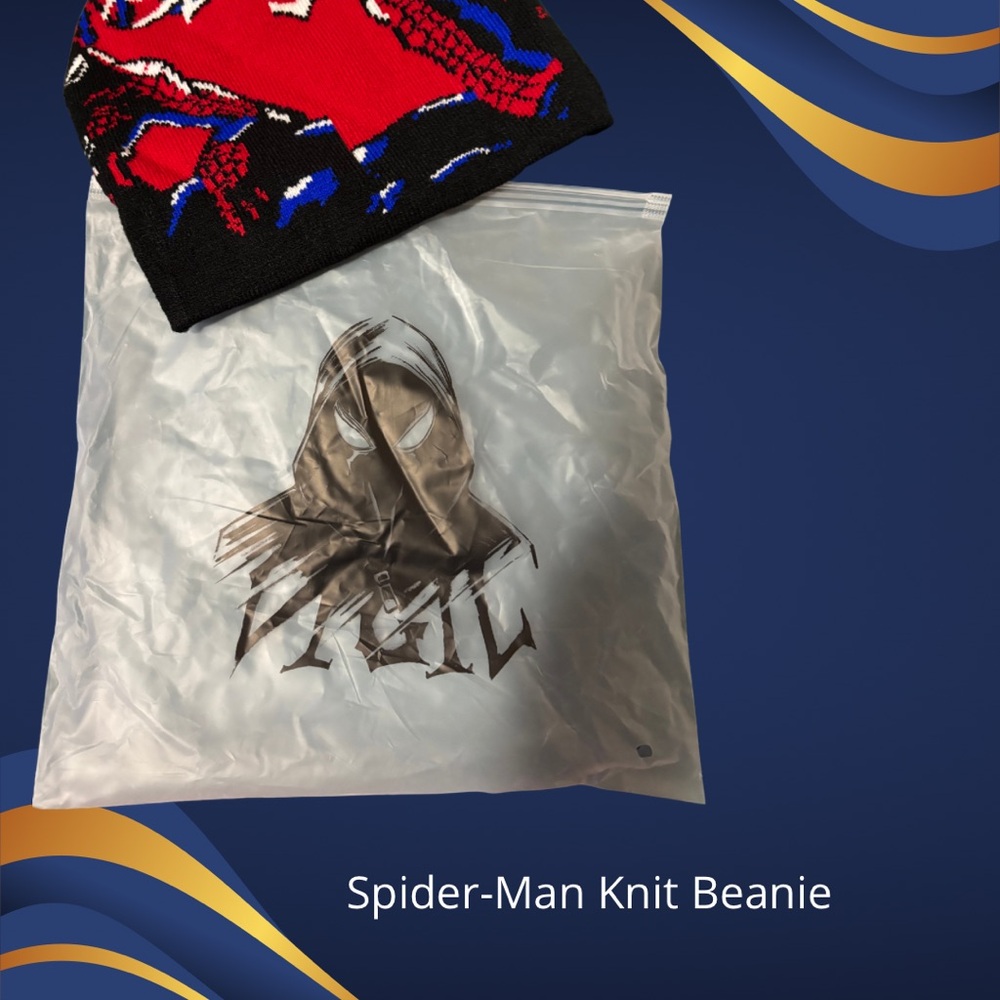 Spider-Man Knit Beanie - Black and Red